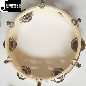 Instrumento <span class=keywords><strong>de</strong></span> percusión Orff <span class=keywords><strong>de</strong></span> música Jingying 2024, panderetas <span class=keywords><strong>de</strong></span> mano ajustables <span class=keywords><strong>de</strong></span> doble fila <span class=keywords><strong>de</strong></span> 8/10 pulgadas al por mayor - Product Image 3