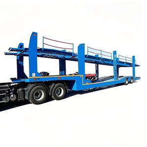 Trasporto di veicoli berlina grande 2/3/4 assali per Auto 6/8/10 Auto <span class=keywords><strong>trasportatore</strong></span> a due piani semirimorchio Auto Auto Auto Carring rimorchio - Product Image 2