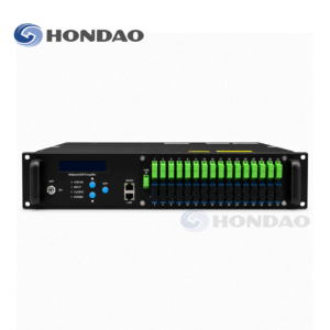 Amplificateur optique EDFA CATV 1550 nm à 32 ports 1540-1565 nm pour réseau de distribution TV OLT PON, configuration personnalisée, fabricant - Product Image 1
