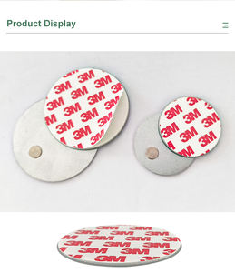 Supports <span class=keywords><strong>de</strong></span> montage magnétiques 70mm Tampons adhésifs 3M Détecteurs <span class=keywords><strong>de</strong></span> sécurité <span class=keywords><strong>de</strong></span> fumée Composite magnétique - Product Image 5