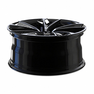 Jantes de voiture NJQS, nouveau design, 16, 17, 18, 19, 20 pouces, 5 trous, en alliage, compatibles avec Audi <span class=keywords><strong>RS</strong></span>, 20, 21, 22 pouces, 5x112, jantes de voiture pour passagers - Product Image 4
