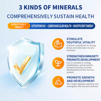 Comprimés à croquer multivitaminés et minéraux aromatisés au citron HALAL, haute teneur en vitamines, soutien immunitaire, complément alimentaire pour adultes, 1 g