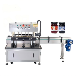 Spray Vacuum <b>Glass</b> Bottle Capping Machine Automatic Bottle Plastic <b>Glass</b> Jar Screw Eight Wheels Capping Machine - Product Image 1