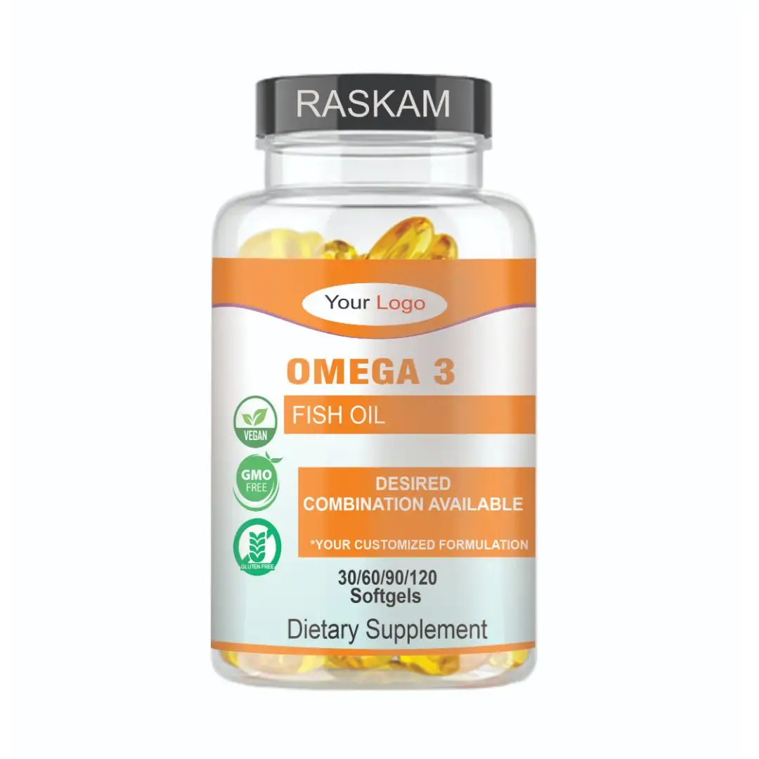 Prodotti sfusi di olio di pesce di alta qualità capsule Softgels OMEGA 3 per una buona pelle e un sonno con un servizio personalizzato fornito