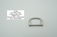 Anneaux en D vintage personnalisés en alliage de zinc, boucles de sangle, anneaux en D pour sacs, ceintures, sangles, colliers pour animaux, quincaillerie pour le cuir