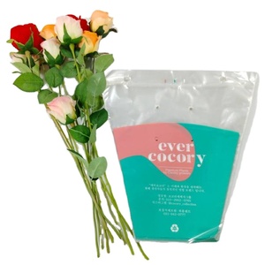 Bolsa Trapezoidal con Sellado Térmico y Logotipo Personalizado CPP para Flores - Product Image 1
