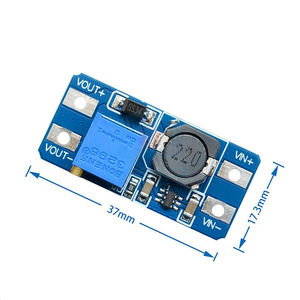 DC-DC โมดูลบูสต์แบบปรับได้ตัวแปลงไฟฟ้าแรงดันไฟฟ้าโมดูล 2V-24V ถึง 5 V-28V 2A MT3608 - Product Image 4