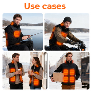Giacca Invernale Riscaldata Elettrica con Batteria Ricaricabile USB dal Design Personalizzato di Fabbrica, Gilet Riscaldato a 11 Zone per Uomo e Donna - Product Image 3