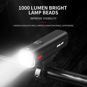 Eslnf mạnh mẽ xe đạp đèn LED ánh sáng phía trước + Phía sau 1000lm Đèn pin 4800mAh xe đạp ánh sáng với ngân hàng điện - Product Image 6