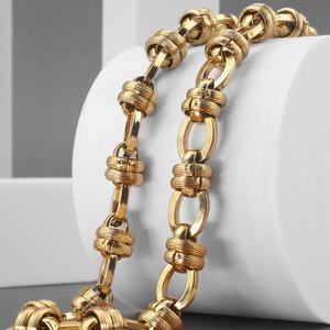 Collares y Cadenas Chapadas en Oro PVD de 18K, Hechas a Mano, con Dijes, Accesorios de Joyería, Se Aceptan Personalizaciones - Product Image 6