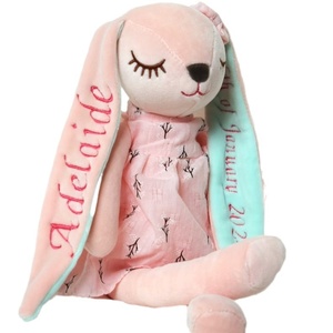 Peluche Lapin Brodé en Velours Etsy avec Rembourrage en Coton Doux, 31cm-50cm, Cadeau pour Enfants de 8 à 13 Ans - Product Image 5