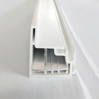 Profils de fenêtres et de portes en plastique pour extérieur, design moderne et durable, profil d'extrusion UPVC, garantie d'un an, service après-vente pour Bwhome