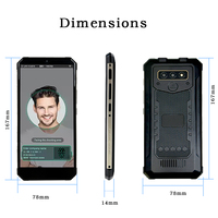Terminal Portátil de Control de Asistencia con Reconocimiento Facial, Verificación de Identidad, Registro de Empleados y Estadísticas con Tarjeta IC/NFC 4G