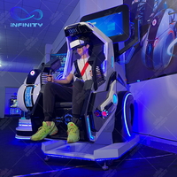 Silla de Realidad Virtual con Rotación de 360 Grados, Equipo de Realidad Virtual para Parques de Atracciones, Centros Comerciales