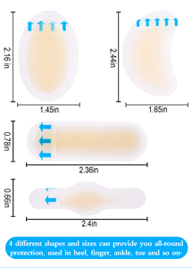 Autocollant imperméable anti-abrasion pour talon, patch de soin des pieds anti-frottement, prévient les ampoules, protecteur de talon - Product Image 3