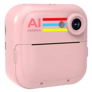 Kinderen Instant Print Thermische Fotocamera <span class=keywords><strong>Printer</strong></span> Radio met Spraakbesturing AI Foto Generatie voor HD Video-opnames en Creatief - Product Image 6
