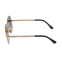 Lunettes de soleil de luxe unisexes Mhooe de haute qualité, monture rectangulaire en nylon métallique, verres dégradés, protection UV400