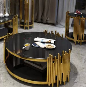 <span class=keywords><strong>2025</strong></span> nóng bán hiện đại sang trọng màu đen Bảng sắt bảng với đá cẩm thạch hàng đầu nhà máy giá cho phòng khách - Product Image 1