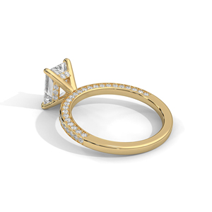 ราคาสุดคุ้ม RAAMAA แหวนทองคำขาว 10k 14k ประดับเพชรแล็บเกรด VS1 VVS1 ทรง Radiant Cut สำหรับงานแต่งงาน - Product Image 3