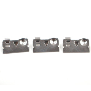 Clip de serrage triangulaire en acier inoxydable fin, pièce estampée à bord roulé, avec trou de guidage, clip métallique de précision - Product Image 5
