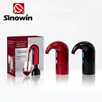 Aérateur de vin électrique portable rechargeable par USB à un bouton, pompe distributeur avec chargement Type-C, accessoires de bar, capacité 500-1000 ml
