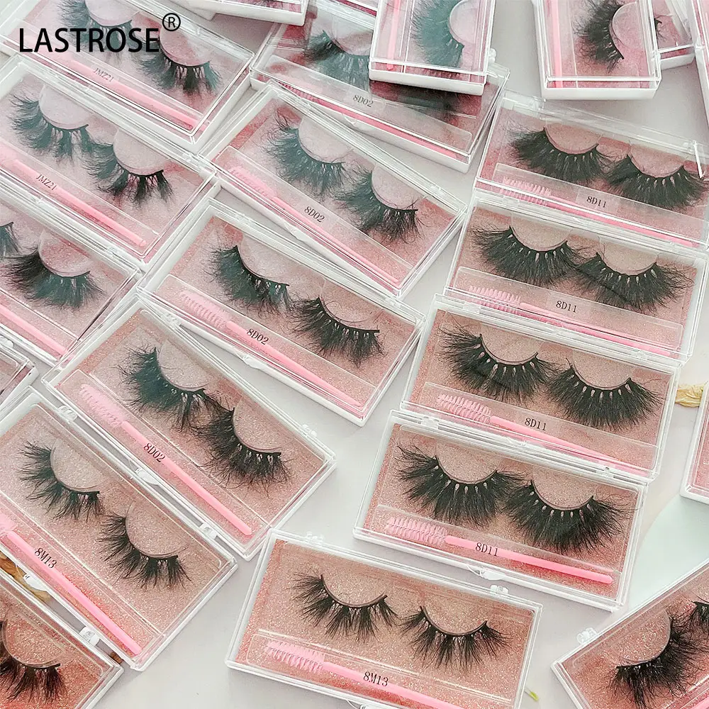 25mm wholesale pair lash mink private Label 100% cruelty free mink lashes mink eye lashes 25mm hand made full strip ready
