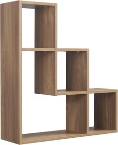 <strong>Oak</strong> Unique 3-Tier Wooden Floating Wall-Mount <strong>Shelf</strong> Display <strong>Unit</strong> for Book Storage - Product Image 2
