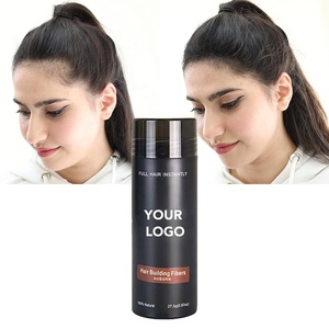 Recharge de <span class=keywords><strong>poudre</strong></span> de fibre capillaire brun foncé avec logo personnalisé pour <span class=keywords><strong>calvitie</strong></span> imperméable à l'eau - Product Image 4
