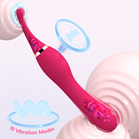 OEM/ODM Dubbelzijdige G-spot Clitoris Vaginale Plezier Stimulator, Veilige Siliconen, USB Oplaadbaar, Waterdicht, 10 Frequenties, Orgasme, CE-gecertificeerd