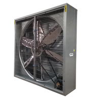 Siemens 48 pouces boîte de Ventilation extracteur d'air chaud serre volaille marteau ventilateur d'échappement pression négative porcine ferme AC électrique