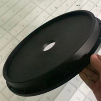Roue en plastique noire POM/Derlin/acétal Poulie en plastique OEM POM Rouleau en plastique POM usiné CNC