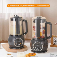2025 800ML Mini cuiseur à soupe chauffage mélangeur soja Machine lait de soja à base de plantes Vegan écrou lait fabricant automatique soja lait fabricant