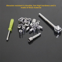 Kit de clés à cliquet en acier à haute teneur en carbone Kejian de 40 pièces avec embouts, tournevis et boîte à outils pour la réparation de machines