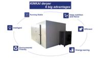 18 jaar industriële voedselverwerkingsdehydrator voor groenten en fruit, uien, mango's, pruimen, warmtepomp droogmachine met motor