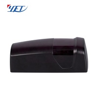 Détecteur de faisceau infrarouge de sécurité pour porte, étanche, rotatif, avec capteur photocellule et carte PCB, alimentation AC/DC 12V-24V, piles AAA, modèle YET610B