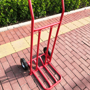 Chariot d'entrepôt à pousser à la main HT2011 en acier, 2 roues, chariot à outils robuste pour usage intérieur et extérieur - Product Image 1