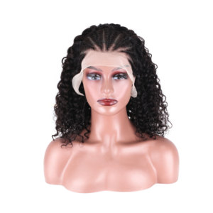 شعر مستعار بوب <span class=keywords><strong>Dreadlock</strong></span> شعر بشري 13x4 دانتيل أمامي بسمك قصير شعر مستقيم جمال BOSQUE - Product Image 1