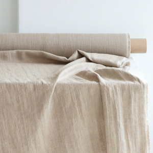 थोक 100% कार्बनिक शुद्ध सनी कपड़े घर वस्त्र सन फ्रेंच धोया कपड़े - Product Image 1