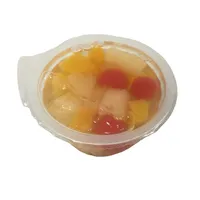 통조림 믹스 과일 시럽 파인애플 포도 체리 복숭아 배 과일 칵테일 플라스틱 컵