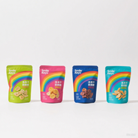 Boîtes d'emballage en sachet debout comestibles pour bonbons lyophilisés, fleurs, biscuits, gommes, résistantes aux enfants, impression en héliogravure résistante à l'humidité
