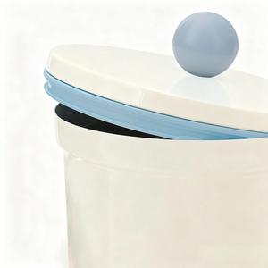Poubelle à compost de comptoir 3L en gros, design haut de gamme, anti-odeurs, poubelle à déchets de cuisine avec poignée, facile à déplacer pour les déchets de fruits et légumes - Product Image 4