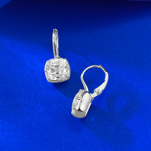 ต่างหูเงินแท้ S925 สำหรับผู้หญิง ขนาด 8 * 8 มม. รุ่น Fat Fang Lao Ochie ดีไซน์เก๋ ทันสมัย เหมาะสำหรับใส่ไปทำงานหรือในงานแต่งงาน - Product Image 3