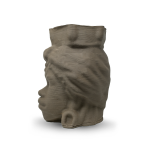 Jarrón Moro impreso en 3D de lujo italiano, diseño tradicional, producto GRES de cerámica de mesa con esmalte mate hecho en Italia - Product Image 3