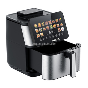 <span class=keywords><strong>Friteuse</strong></span> à air multifonctionnelle AOJA 9L 2100W avec 20 menus prédéfinis, température réglable, panier amovible et <span class=keywords><strong>lavable</strong></span> - Product Image 6