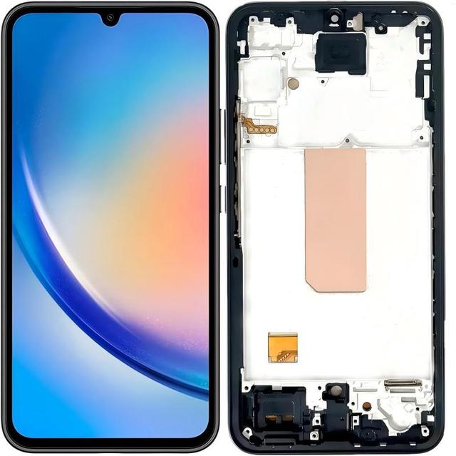 For Samsung A34 5G A346 LCD Screen Replacement(with Frame)Display Touch Screen Assembly Repair Parts