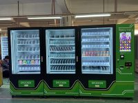 Distributeur automatique intelligent de snacks pour articles de vente au détail, capacité 800-900, petit format, conforme ADA, écran tactile, certifié CE