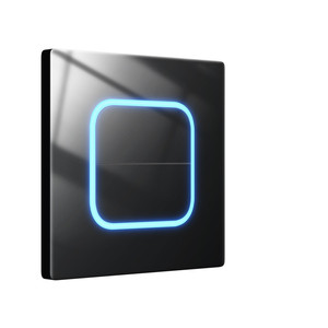 Chất liệu 3gang 2way ánh sáng nhà tường chuyển đổi chất lượng tốt Glass 250V AC Đen bihu chuyển đổi - Product Image 2