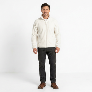 Veste polaire de chasse pour homme, entièrement zippée, col montant, chaude et douce, pour l'extérieur, hiver, fabricant sur mesure - Product Image 1