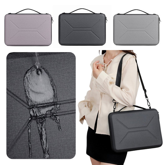 Hot Selling Premium Customizable Durable Handheld Shockproof Water-Resistant Business Protective Hard Shell Laptop Tablet Bag