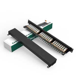 แผงแพทช์ Cat6 FTP 24 พอร์ต พร้อมโลโก้สั่งทำได้ |   แผงเครือข่าย RJ45 แบบป้องกันสัญญาณรบกวน |   การออกแบบแบบรวม 1U สำหรับแร็คเซิร์ฟเวอร์ - Product Image 6